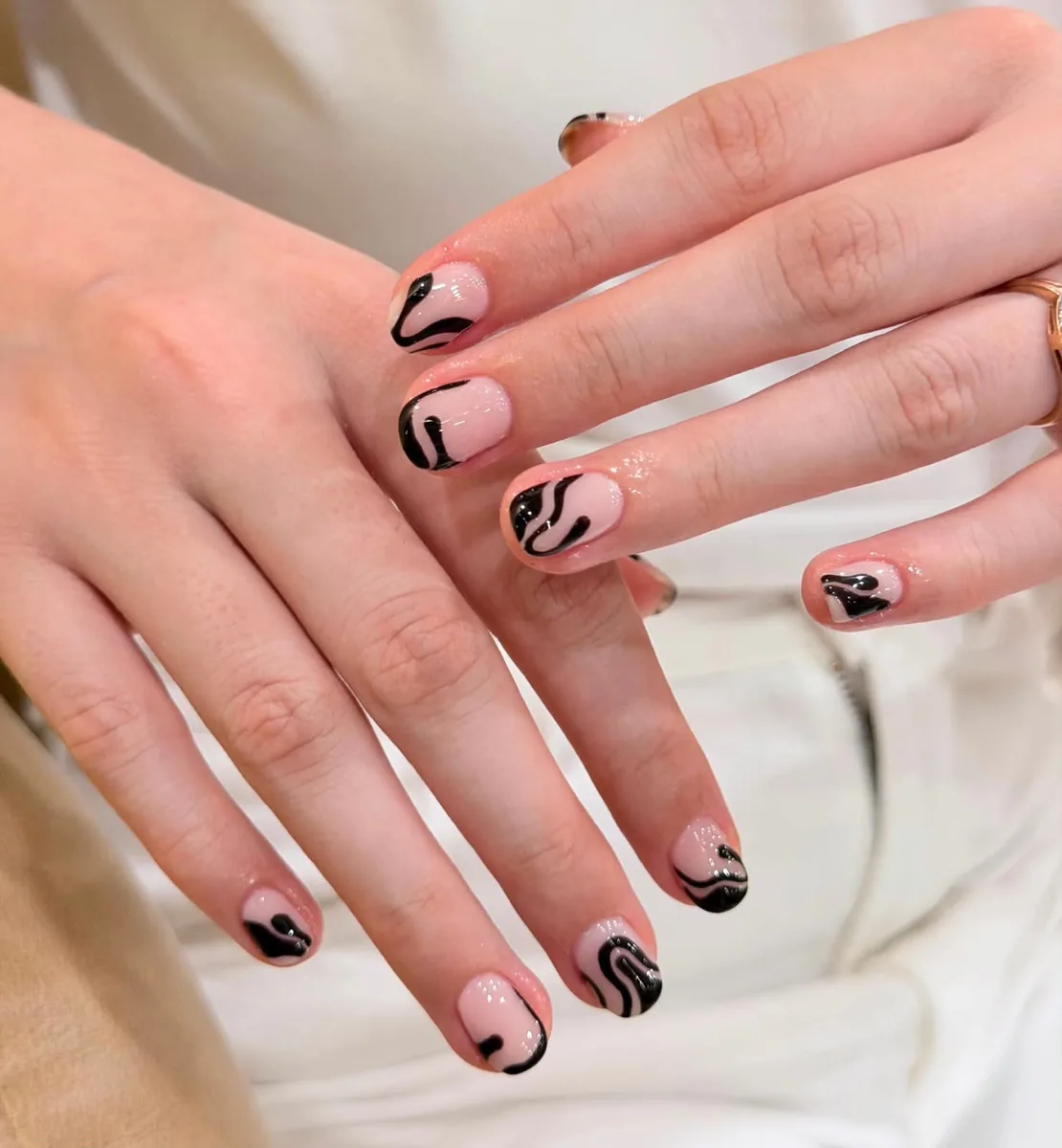 Coastal seashell nail art for Da Nang itinerary