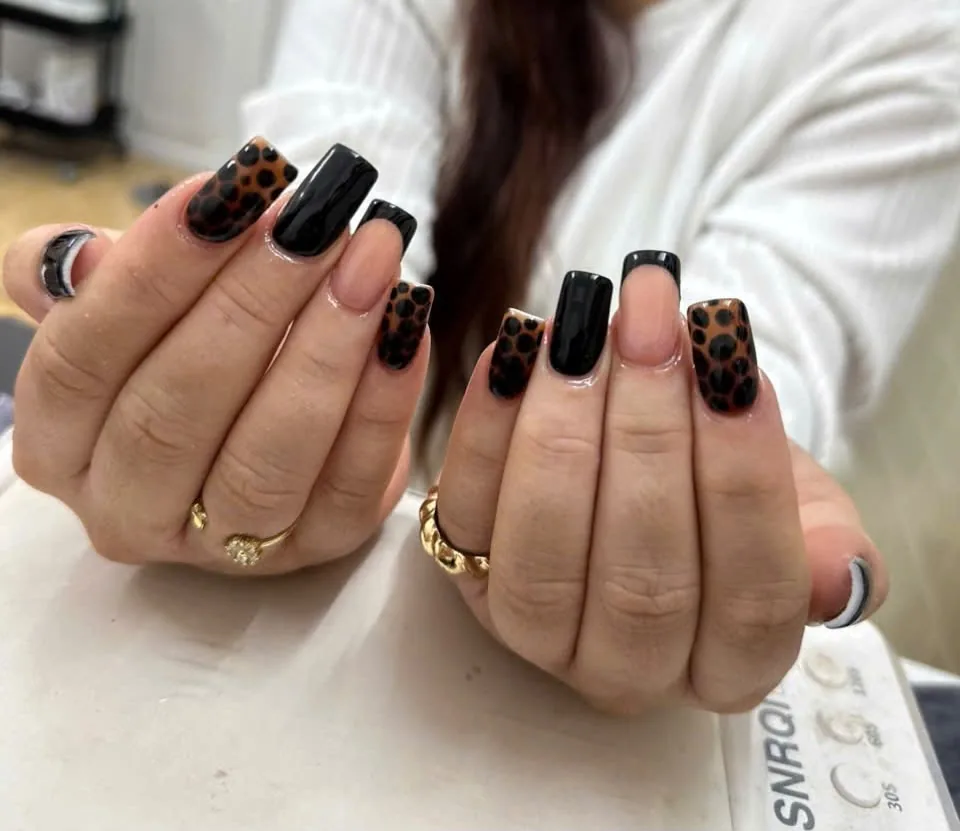 Beginner-friendly pastel floral almond gel nails